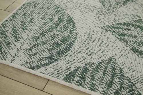 Dywan Zewnętrzny 180x260 cm Sznurkowy Zielony Do Ogrodu LANA 205657 10520 Green