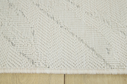 Dywan Zewnętrzny 180x260 cm Sznurkowy Biały Do Ogrodu LANA 205662 10030 Natural