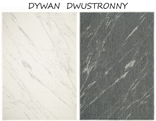 Dywan Zewnętrzny 180x260 cm Sznurkowy Biały Do Ogrodu LANA 205662 10030 Natural