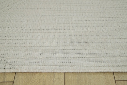 Dywan Zewnętrzny 180x260 cm Sznurkowy Biały Do Ogrodu LANA 205693 10030 Natural