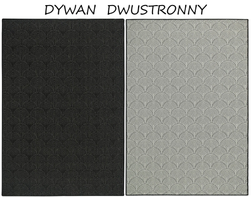 Dywan Zewnętrzny 180x260 cm Sznurkowy Czarny Do Ogrodu LANA 205696 10110 Night