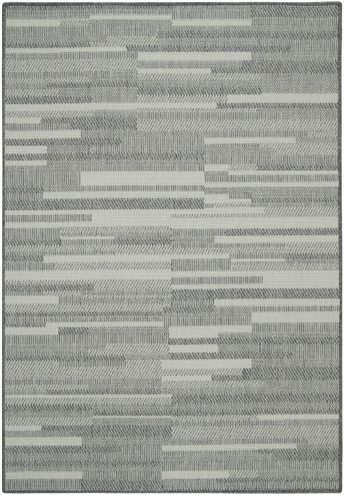 Dywan Zewnętrzny 180x260 cm Sznurkowy Szary Do Ogrodu LANA 205699 10010 Silver