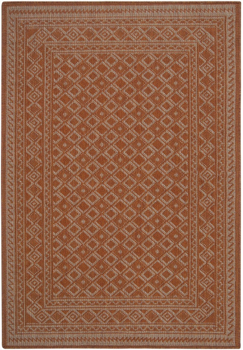 Dywan Zewnętrzny 180x260 cm Sznurkowy Pomarańczowy Do Ogrodu LANA 205741 10410 Cayenne