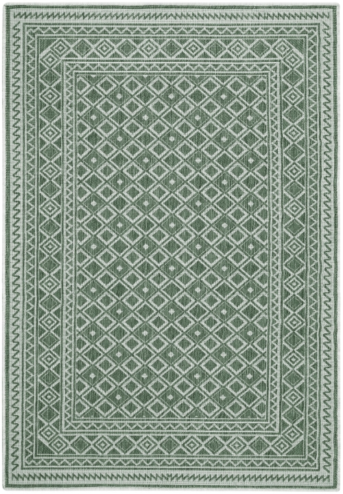 Dywan Zewnętrzny 80x150 cm Sznurkowy Zielony Do Ogrodu LANA 205741 10510 Green