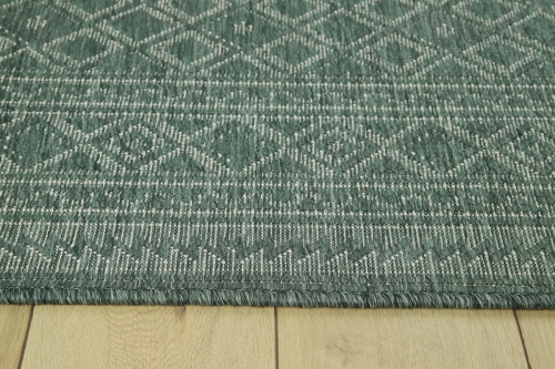 Dywan Zewnętrzny 80x150 cm Sznurkowy Zielony Do Ogrodu LANA 205741 10510 Green