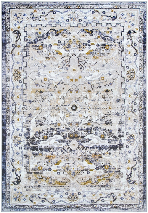 Dywan Klasyczny 160x230 cm Orientalny Szary Do Salonu LAILA 2186A ivory/ d.copper