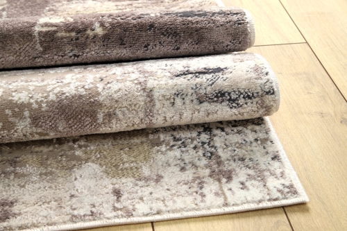  Dywan Abstrakcyjny 200x300 cm Nowoczesny Beżowy Do Salonu LAILA 2497A d.beige coken/d.beige                 