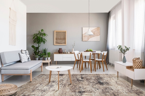  Dywan Abstrakcyjny 200x300 cm Nowoczesny Beżowy Do Salonu LAILA 2497A d.beige coken/d.beige                 