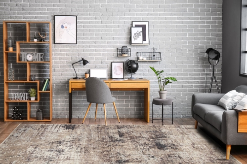  Dywan Abstrakcyjny 200x300 cm Nowoczesny Beżowy Do Salonu LAILA 2497A d.beige coken/d.beige                 