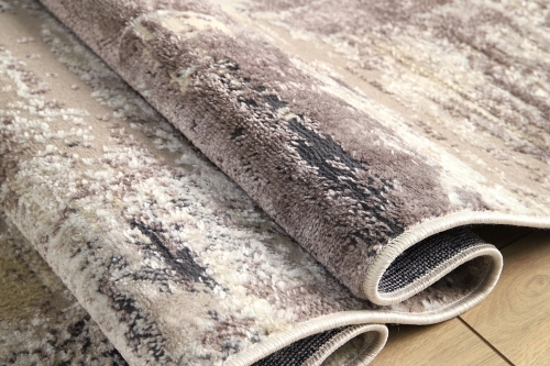  Dywan Abstrakcyjny 200x300 cm Nowoczesny Beżowy Do Salonu LAILA 2497A d.beige coken/d.beige                 