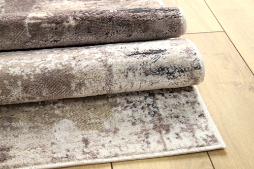  Dywan Abstrakcyjny 200x300 cm Nowoczesny Beżowy Do Salonu LAILA 2497A d.beige coken/d.beige                 