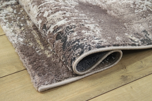 Dywan Abstrakcyjny 40x60 cm Nowoczesny Beżowy Do Salonu LAILA 2498D d.beige coken/d.beige