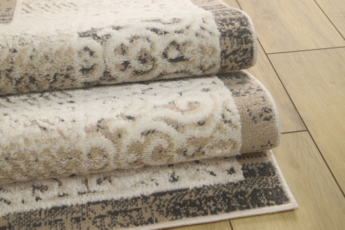 Dywan Klasyczny 120x170 cm Orientalny Beżowy Do Salonu LAILA 3210A d.beige coken/antrasit coken