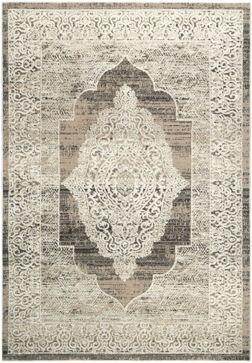 Dywan Klasyczny 120x170 cm Orientalny Beżowy Do Salonu LAILA 3210A d.beige coken/antrasit coken