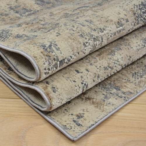 Dywan Loft 160x230 cm Nowoczesny Beżowy Do Salonu VALENCIA T842C