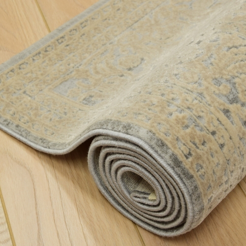 Dywan Tradycyjny 250x350 cm Orientalny Beżowy Do Salonu VALENCIA U873A
