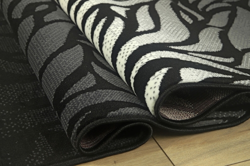 Dywan Abstrakcyjny 120x170 cm Nowoczesny Czarny Do Salonu VENEZIA 702644 56944 black