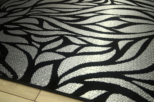 Dywan Abstrakcyjny 120x170 cm Nowoczesny Czarny Do Salonu VENEZIA 702644 56944 black