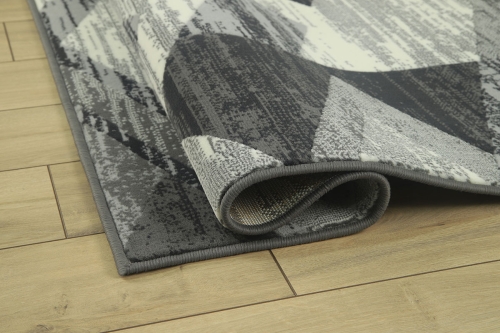 Dywan Geometryczny 80x150 cm Nowoczesny Szary Do Salonu VENEZIA 704386 89911 grey