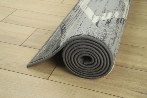 Dywan Geometryczny 80x150 cm Nowoczesny Szary Do Salonu VENEZIA 704386 89911 grey
