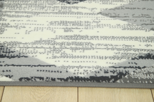 Dywan Geometryczny 80x150 cm Nowoczesny Szary Do Salonu VENEZIA 704386 89911 grey