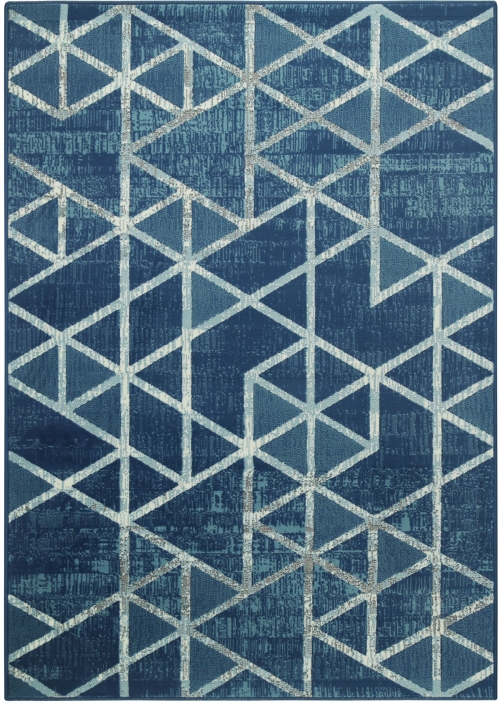 Dywan Geometryczny 120x170 cm Nowoczesny Granatowy Do Salonu VENEZIA 704421 94955 jeans