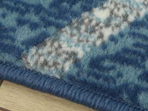 Dywan Geometryczny 120x170 cm Nowoczesny Granatowy Do Salonu VENEZIA 704421 94955 jeans