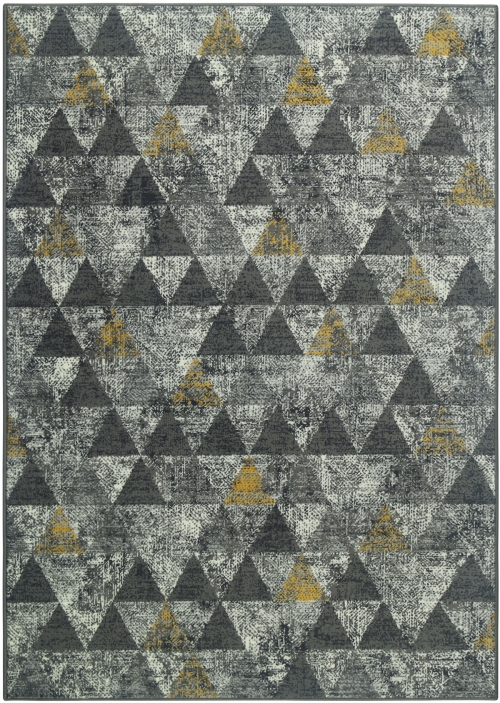 Dywan Abstrakcyjny 120x170 cm Nowoczesny Szary Do Salonu VENEZIA 704620 89915 grey mustard