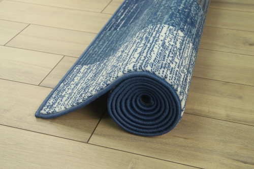 Dywan Geometryczny 120x170 cm Nowoczesny Niebieski Do Salonu VENEZIA 704626 94955 jeans