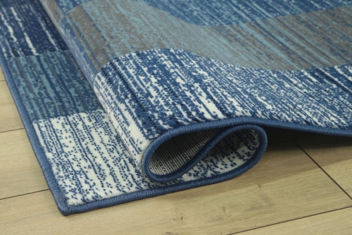 Dywan Geometryczny 120x170 cm Nowoczesny Niebieski Do Salonu VENEZIA 704626 94955 jeans