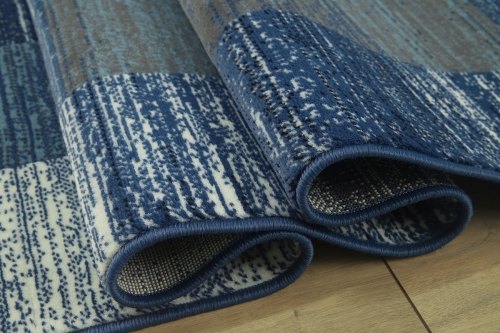 Dywan Geometryczny 120x170 cm Nowoczesny Niebieski Do Salonu VENEZIA 704626 94955 jeans