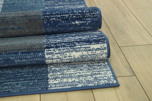 Dywan Geometryczny 120x170 cm Nowoczesny Niebieski Do Salonu VENEZIA 704626 94955 jeans