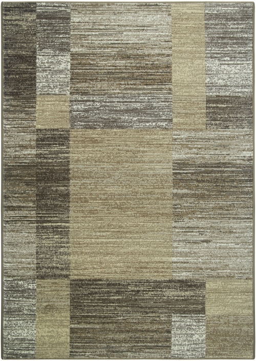 Dywan Geometryczny 80x150 cm Nowoczesny Brązowy Do Salonu VENEZIA 704626 97911 taupe