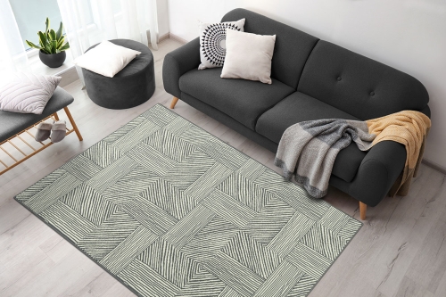 Dywan Abstrakcyjny 120x170 cm Nowoczesny Szary Do Salonu VENEZIA 704635 51911 grey