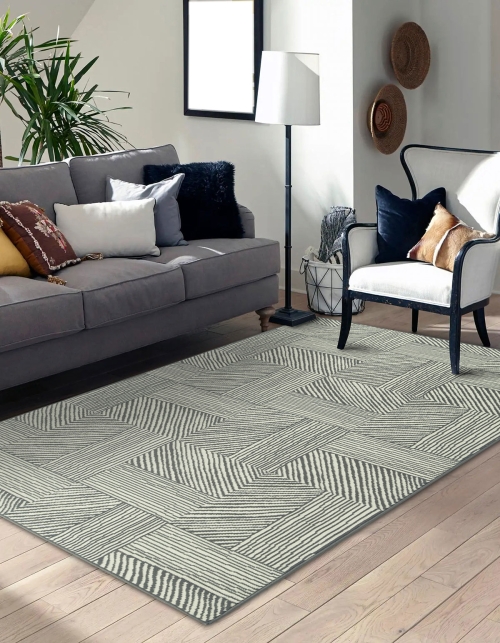 Dywan Abstrakcyjny 120x170 cm Nowoczesny Szary Do Salonu VENEZIA 704635 51911 grey