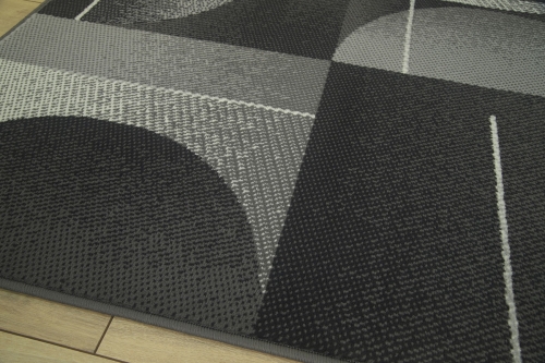 Dywan Abstrakcyjny 120x170 cm Nowoczesny Szary Do Salonu VENEZIA 704639 89911 grey