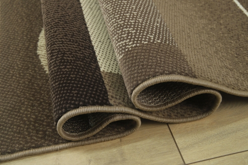 Dywan Abstrakcyjny 120x170 cm Nowoczesny Brązowy Do Salonu VENEZIA 704639 97911 taupe